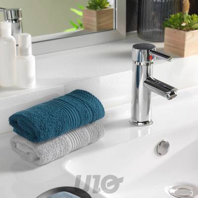 3574388015002 - Douceur D Interieur - Serviette Invité Saphir