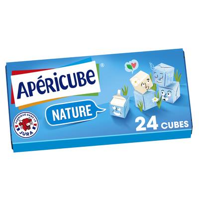 Apéricube Minis Fromages Nature, 24 cubes - 125g