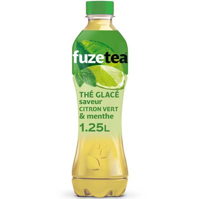 Fuze Tea Thé glacé saveur menthe et citron vert, 1,25L