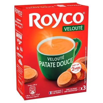 Royco Velouté de Patate Douce - 3 sachets, 65g