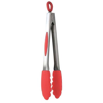 Mastrad Pince acier et silicone Rouge, 30 cm