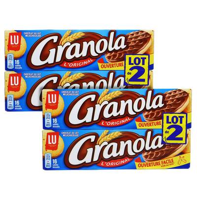 Lu Granola l'original chocolat au lait, 2x200g