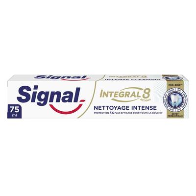 Signal Dentifrice Integral 8 Nettoyage Intense Effet Prébiotique, 75ml