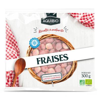 Aquibio Fraise Bio, 300g