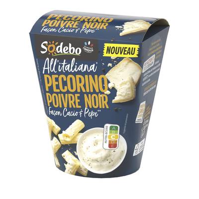 Sodebo All' Italiana Pécorino Poivre Noir façon Cacio & Pepe, 280g