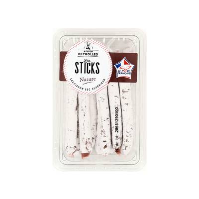Adrien Peyrolles Bâtonnets de Saucisson Sec Nature, 100g