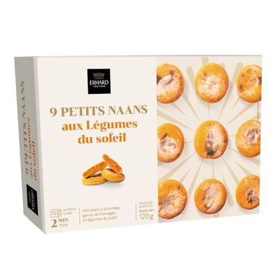 Bretzel Burgard Petits naans légumes du soleil, 120g