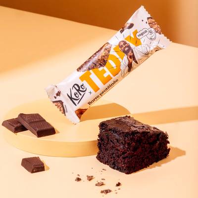 Koro Barre protéinée vegan au chocolat brownie Teddy Riner, 55g