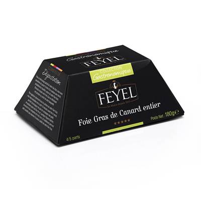 Feyel Foie Gras de Canard Entier, 4/6 Parts - 180g