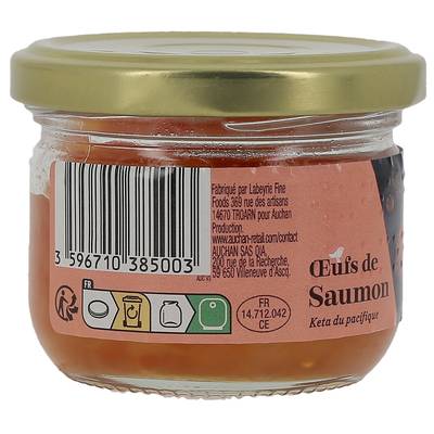 3596710385003 - Auchan Collection - Oeufs de Saumon du Pacifique