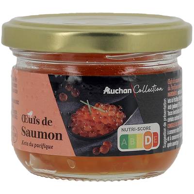 Auchan Collection Oeufs de Saumon du Pacifique, 80g