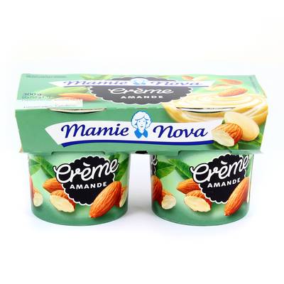 Mamie Nova Crème gourmande amande, 2x150g
