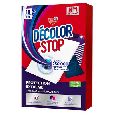 Decolor stop Lingettes Décolorations Protextion Extrême Couleur, 18  lingettes