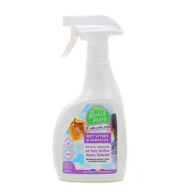 Bulle Verte Nettoyant Vitres Ecologique Vaporisateur, 500ml