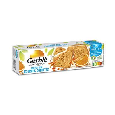 Gerblé Teneur Réduite 20 Goûters aux écorces confites -35% de sucres en moins, 360g