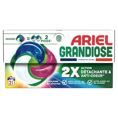 Ariel Capsule lessive Couleurs Eclatante, 21 capsules