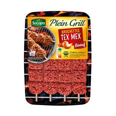 Socopa Brochettes Plein Grill Tex Mex, 4 x 100g