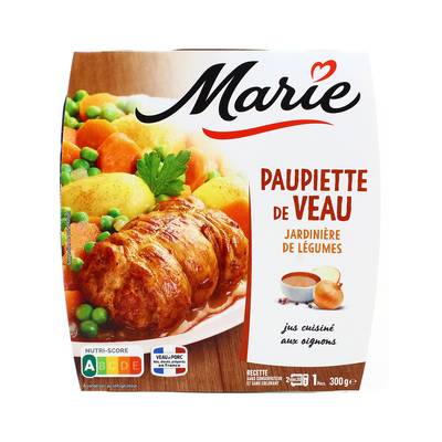 Marie Paupiette de Veau , Jardinière de Légumes, 300g