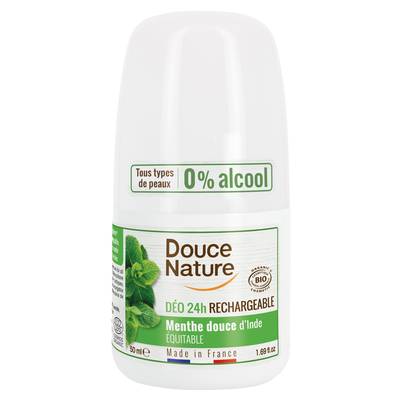 Douce Nature Déodorant bille Menthe Cosmebio, 50ml