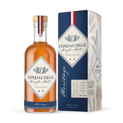 Fondaudege Whisky Single Malt de France  40°, 70cl