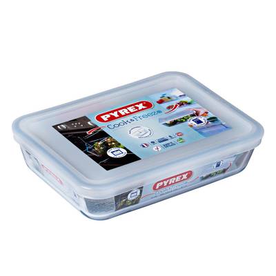 3137610000704 - Pyrex Cook & Freeze - Plat en verre avec couvercle - spécial congélation