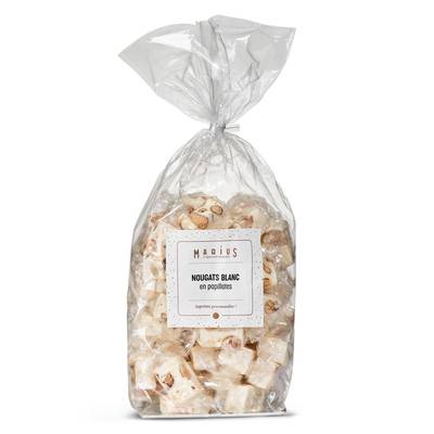 Marius, L'Épicerie Inspirée Nougat Blanc en Papillottes, 500g