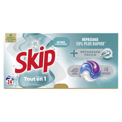 Skip Lessive capsules Repassage Facile, 24 capsules