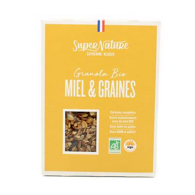Super Nature Granola au Miel et aux Graines BIO, 350g