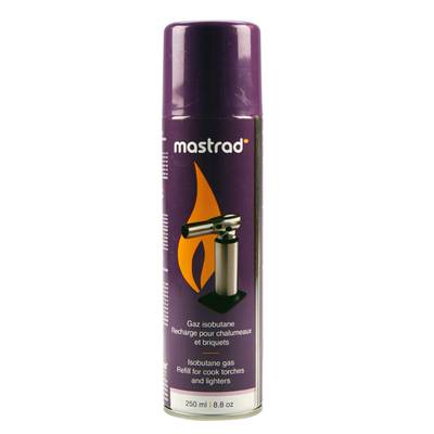 Mastrad Recharge gaz pour briquets et chalumeaux, 250ml