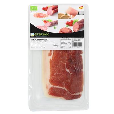 El Bardalejo Jambon Serrano Bio, 80g