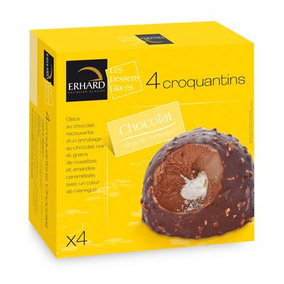 Erhard Croquantins chocolat, 4x63g