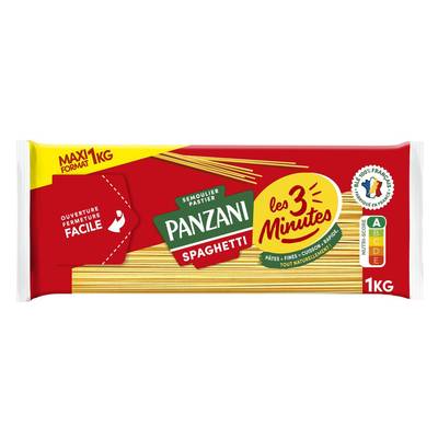 Panzani Pâtes Spaghetti Cuisson Rapide, 1kg