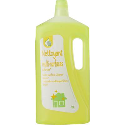 Pouce Nettoyant liquide multi-surfaces citron, 2L