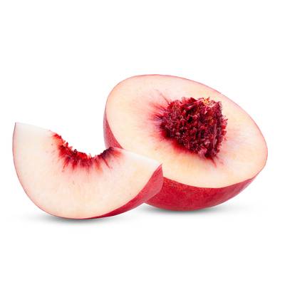 Les Paysans Bio Nectarine Blanche Bio, Barquette de 500g