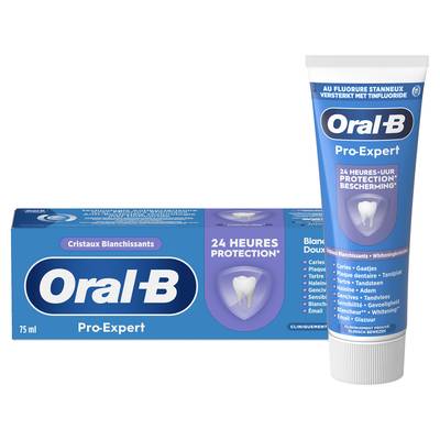 Oral B Dentifrice Pro-expert Cristaux Blanchissants, 75ml