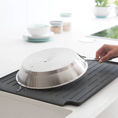 8710755117404 - Brabantia - Egouttoir à vaisselle Dark Grey