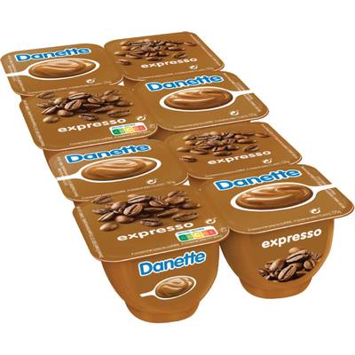 Danette Crème dessert expresso, 2 packs de 4x125g