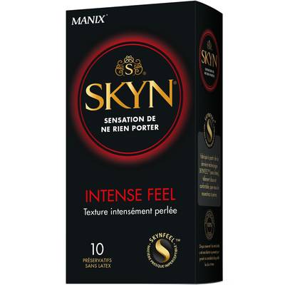 Manix Préservatifs Skyn Intense Feel, 10 pièces