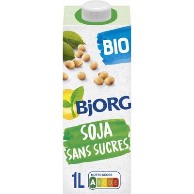 Bjorg Soja Sans Sucres Ajoutés Boisson Végétale Bio, 1L