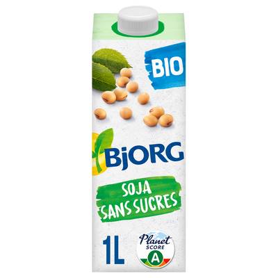 Bjorg Soja Sans Sucres Ajoutés Boisson Végétale Bio, 1L
