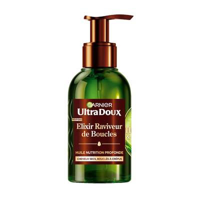 Ultra Doux Huile Capillaire Elixir Raviveur de Boucles - Nutrtion Profonde, 120ml