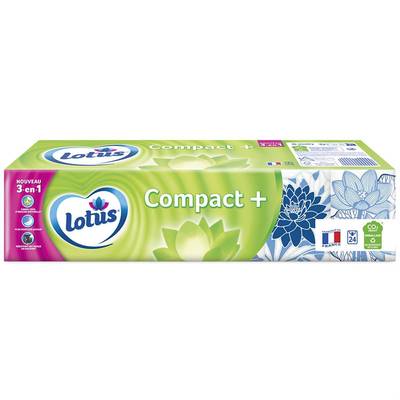 Lotus Mouchoirs Etuis compact, 24 etuis