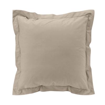 Douceur D Interieur Taie d'oreiller sable bourdon, 63 x 63  cm