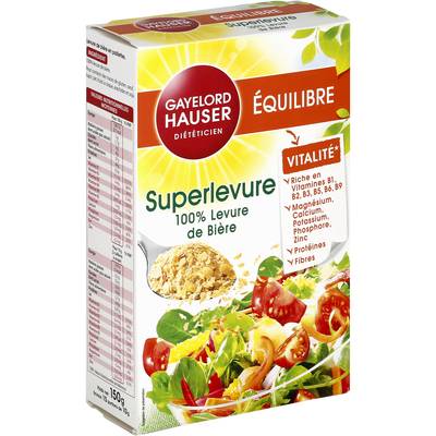 Gayelord Hauser Superlevure 100% levure de bière, 150g