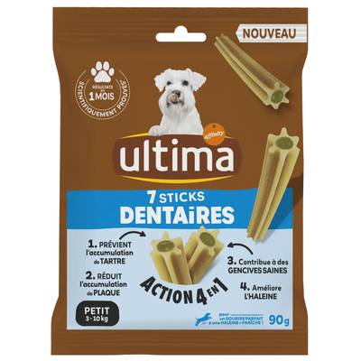 Affinity - Ultima Sticks dentaire pour petit chien x7, 90g