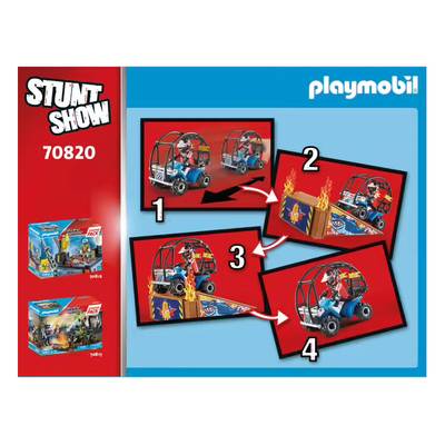 4008789708205 - PLAYMOBIL® Stuntshow - Starter Pack Stuntshow avec rampe