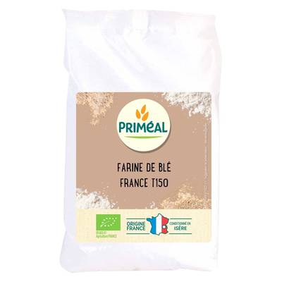 Priméal Farine de blé T150 bio, 1kg
