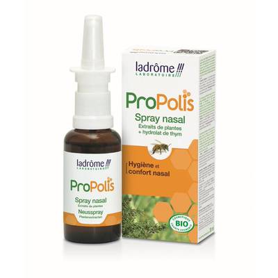 Ladrôme Spray nasal bio à la propolis et thym, 30ml