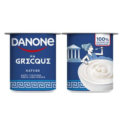 Danone Yaourt à la grecque nature, 4x110g