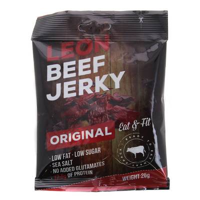 Leon Boeuf séché beef jerky, 25g